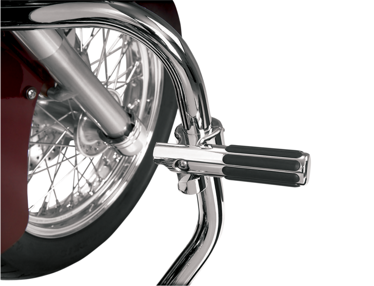 SHOW CHROME HIGHWAY CLAMPS WITH RAIL PEGS CLAMP HIGHWAY W/RAIL PEG