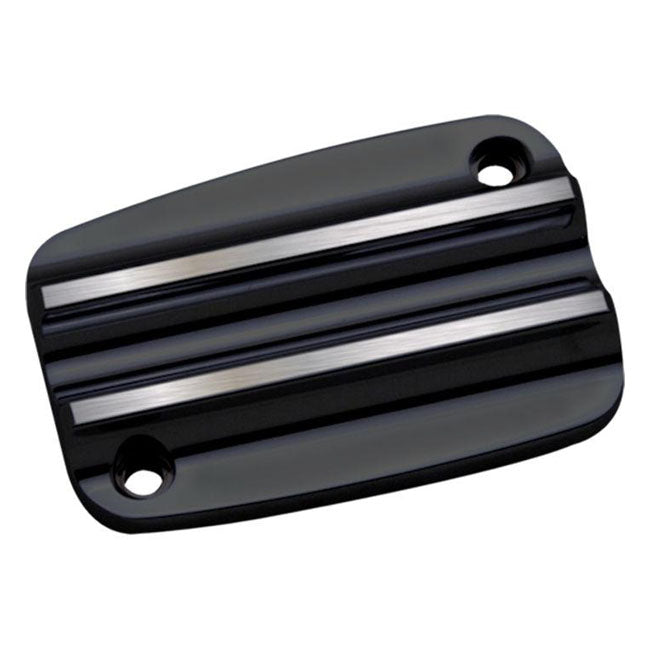Covingtons Brake Master Cylinder Cover Finned Black For Harley-Davidson