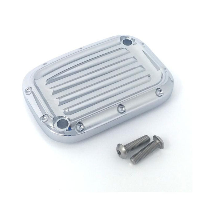 Covingtons Brake Master Cylinder Cover Dimpled Chrome For Harley-Davidson