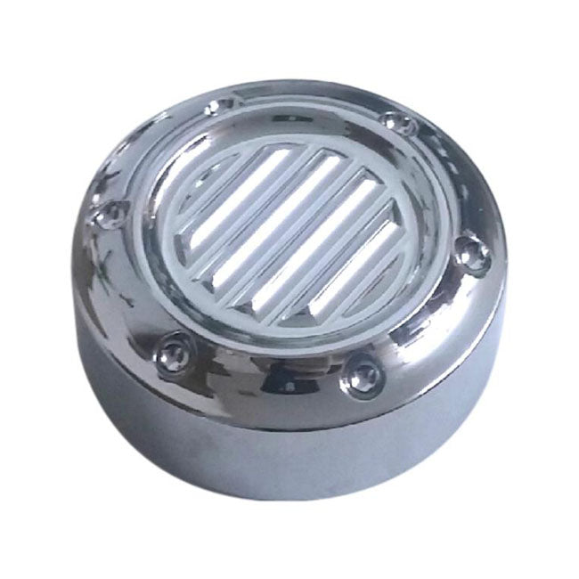 Covingtons Dipstick Cover Dimpled Chrome For Harley-Davidson