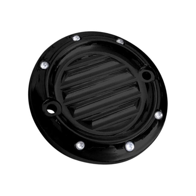 Covingtons Point Cover Dimpled Black For Harley-Davidson