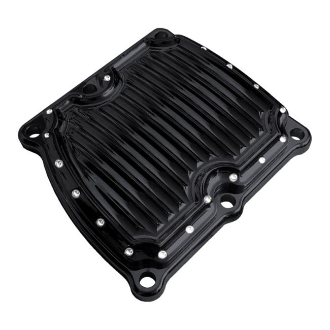 Covingtons Transmission Top Cover Dimpled Black For Harley-Davidson