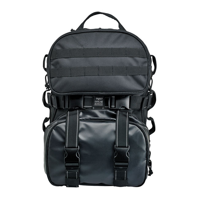 Biltwell, Exfil-48-Rucksack. Schwarz