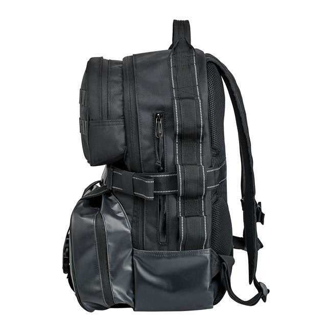 Biltwell, Exfil-48-Rucksack. Schwarz