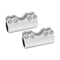 Ness Molular Billet Handlebar Clamp Chrome 1" For Harley-Davidson