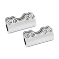 Ness Molular Billet Handlebar Clamp Chrome 1-1/4" For Harley-Davidson