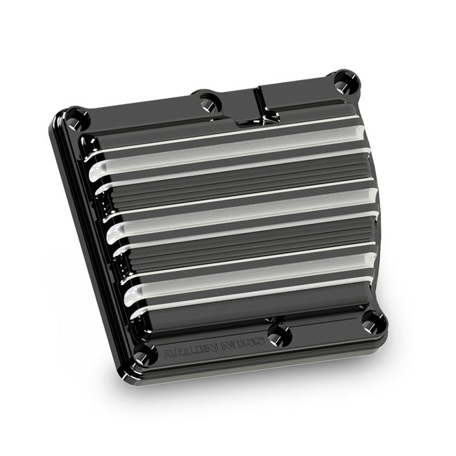 Ness 10-Gauge Transmission Top Cover Black For Harley-Davidson