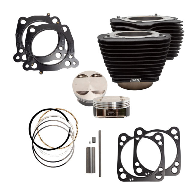 S&amp;S Big Bore Conversion Piston and Cylinder Kit, 107" to 124"