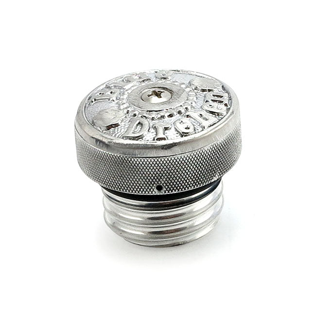 Wannabe Choppers "Bitte Drehen" Gascap Aluminum For Harley-Davidson