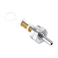 K-Tech Brass M22x1 Custom Fuel Line Fitting Chrome For Harley-Davidson