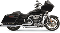 BASSANI XHAUST TRUE-DUAL DOWN UNDER HEADPIPES FOR HARLEY-DAVIDSON 2017 - 2019 Chrome True-Dual Down Under Header Pipes