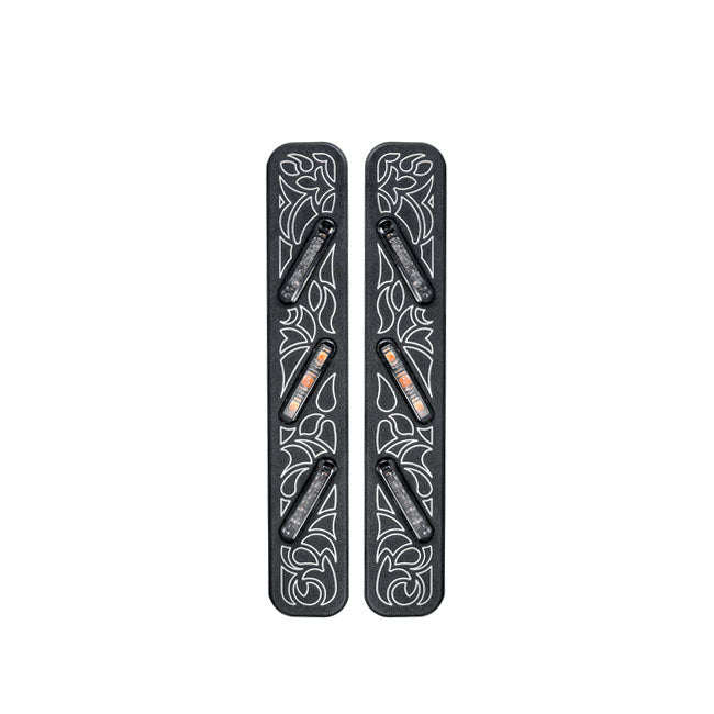 Killer Custom 3 In 1 "Tribal" Led Tail Light/Turn Signals Co For Harley-Davidson