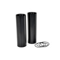Killer Custom Smooth Upper Fork Covers Black For Harley-Davidson