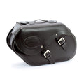 Longride Leather Smooth Saddlebags #147 For Harley-Davidson