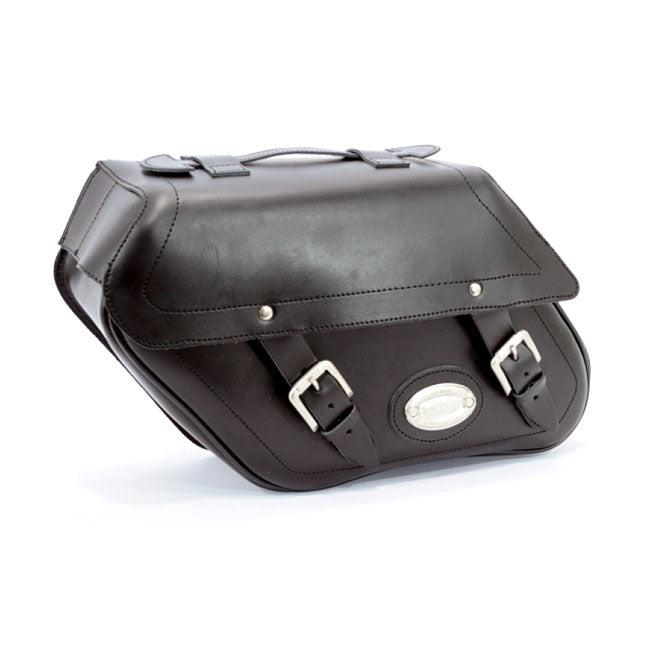 Longride Leather Smooth Saddlebags #149 For Harley-Davidson