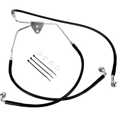 STANDARD LENGTH STAINLESS STEEL BRAKE LINE KITS FOR HARLEY-DAVIDSON