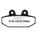 Ebc, V-Pad Brake Pad Set Rear For Harley-Davidson