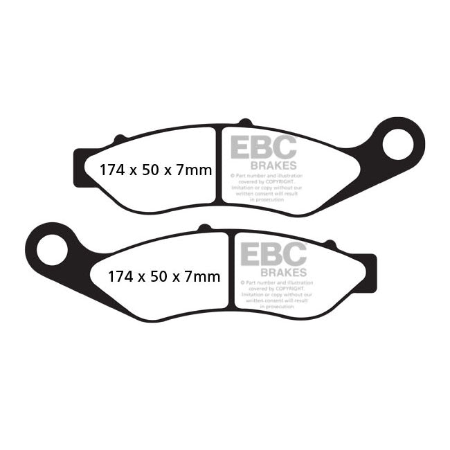 Ebc V-Pad Set Front For Harley-Davidson
