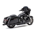 Cobra 4" Slip-Ons El Diablo Black For Harley-Davidson