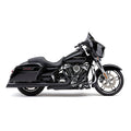 Cobra True Dual Headpipes Black For Harley-Davidson
