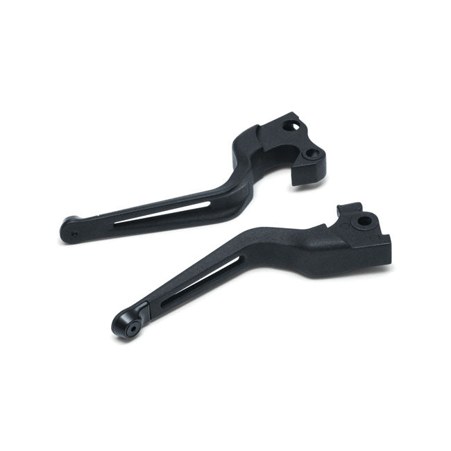 Kuryakyn Dillinger Levers Satin Black For Harley-Davidson