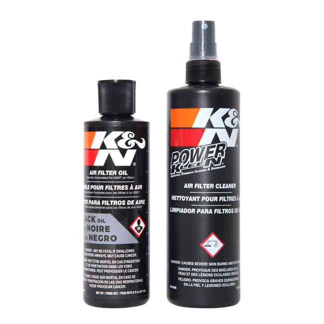 K&N Recharger Air Filter Service Kit Black For Harley-Davidson
