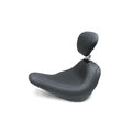 Mustang Wide Tripper Solo Seat W/Rider Backrest For Harley-Davidson