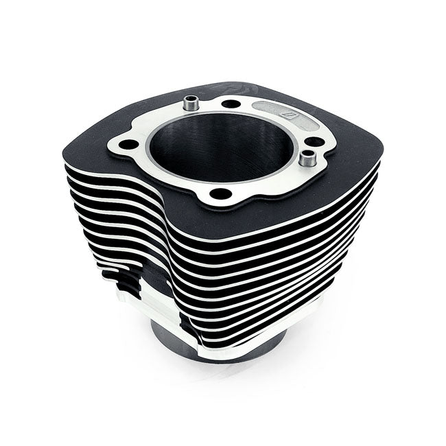 95"/103" Twin Cam Replacement Cylinder, Front/Rear Black For Harley Davidson
