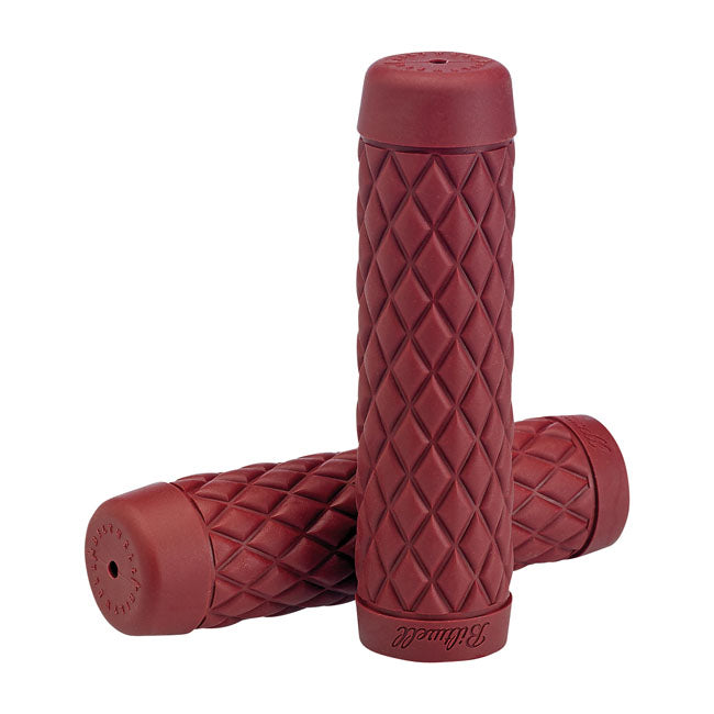 Biltwell 1" Tpv Grips Torker Oxblood For Harley-Davidson