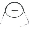 BRAIDED AND BLACK VINYL THROTTLE AND IDLE CABLES FOR HARLEY-DAVIDSON