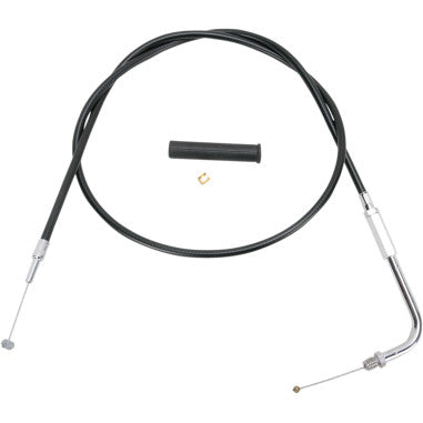 BRAIDED AND BLACK VINYL THROTTLE AND IDLE CABLES FOR HARLEY-DAVIDSON