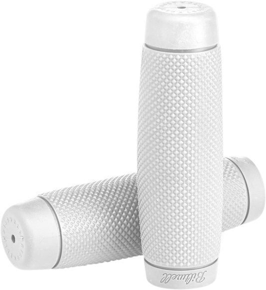 BILTWELL TPV GRIPS GRIPS RECOIL 1" WHITE