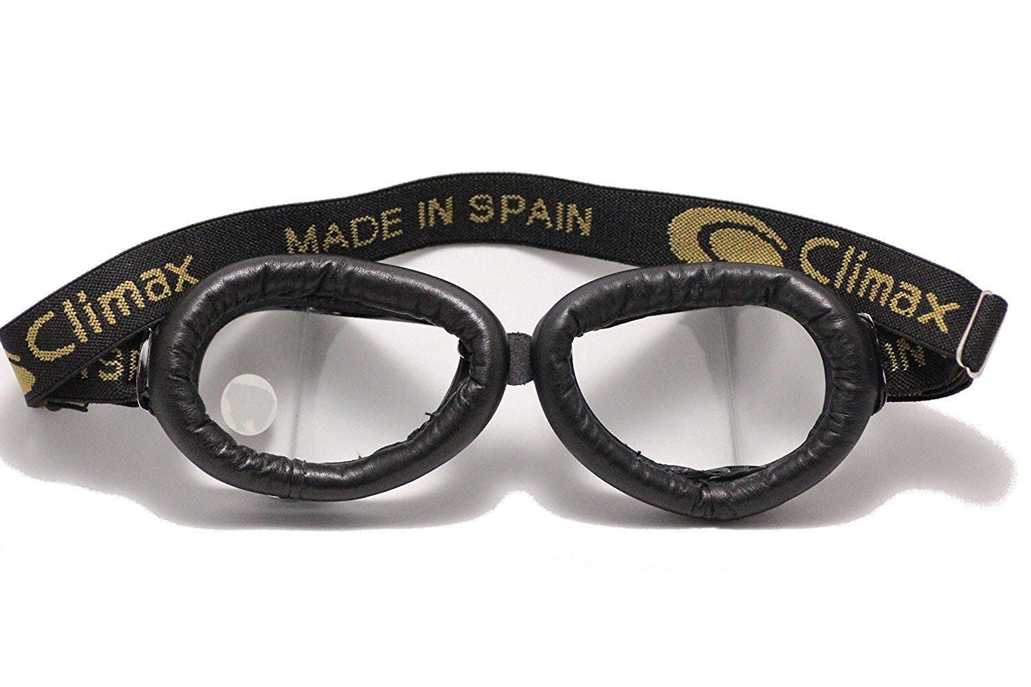 Classic Motorcycle Aviator Glasses Climax Custom 501 Googles Made in Spain