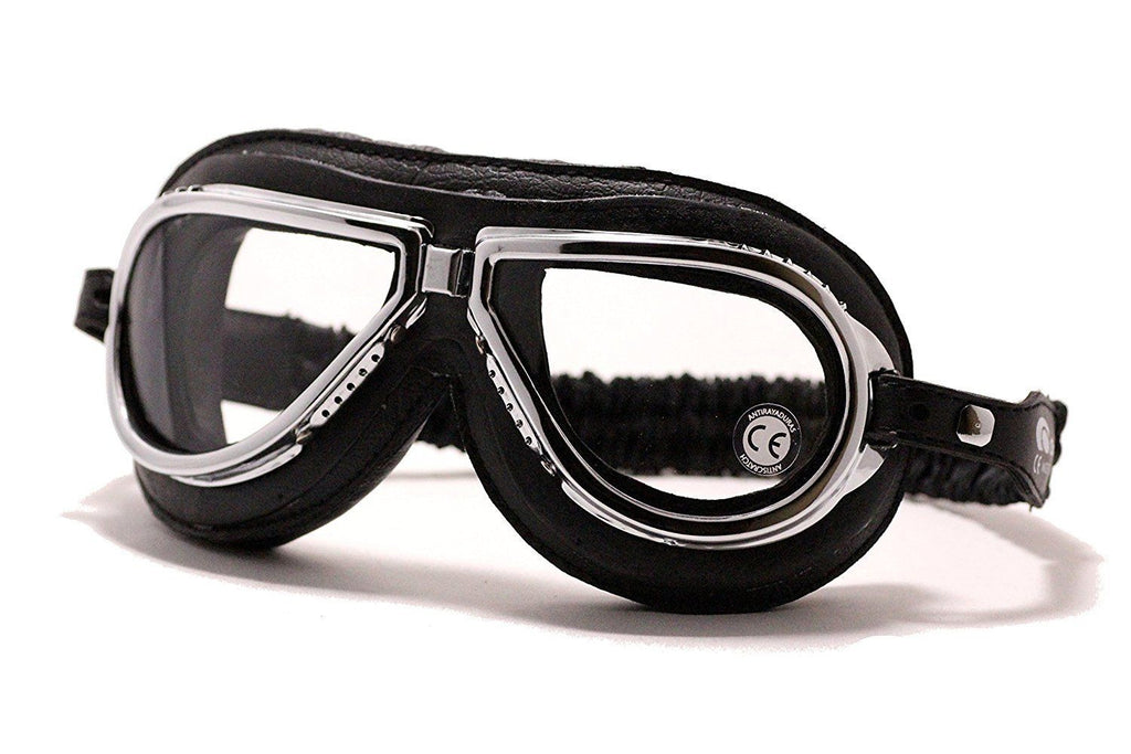 Classic Motorcycle Aviator Glasses Climax Custom 500 Googles Made in Spain