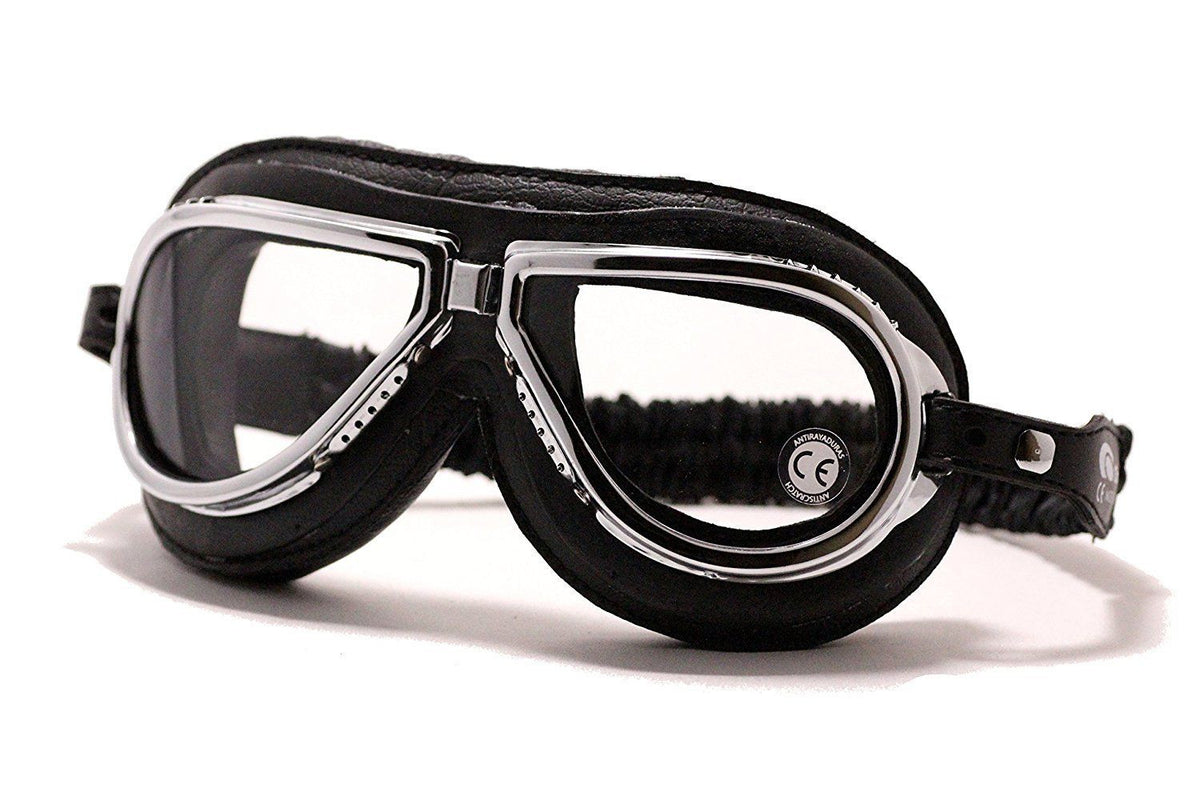 Classic Motorcycle Aviator Glasses Climax Custom 500 Googles Made in Spain