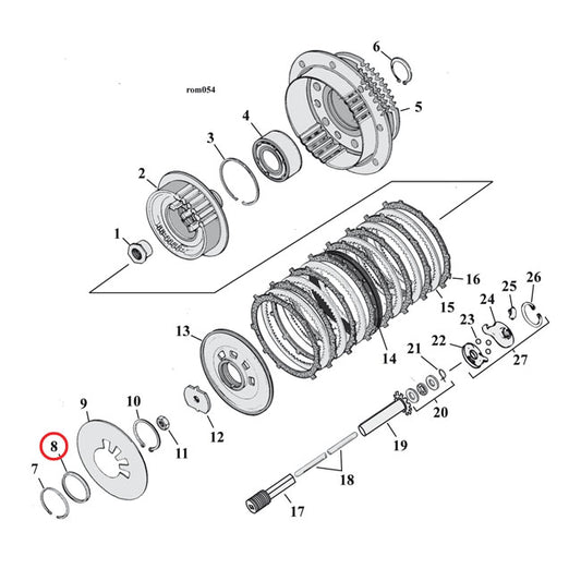 Seat, Clutch Spring For Harley-Davidson