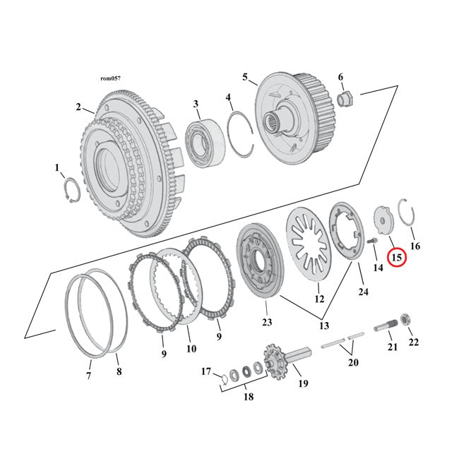 Clutch Adjusting Plate For Harley-Davidson