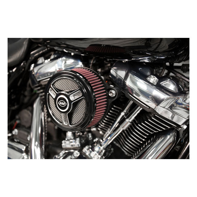 S&S Stealth, Tri-Spoke Air Cleaner Kit For Harley-Davidson