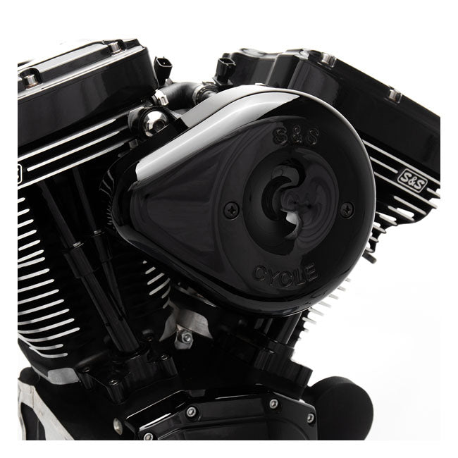 S&S Stealth, Black Teardrop Air Cleaner Kit For Harley-Davidson