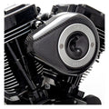 S&S Stealth, Carbon Teardrop Air Cleaner Kit For Harley-Davidson