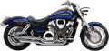 COBRA COMPLETE EXHAUST SYSTEMS FOR METRIC CRUISERS ANGLED S/C VTX1800