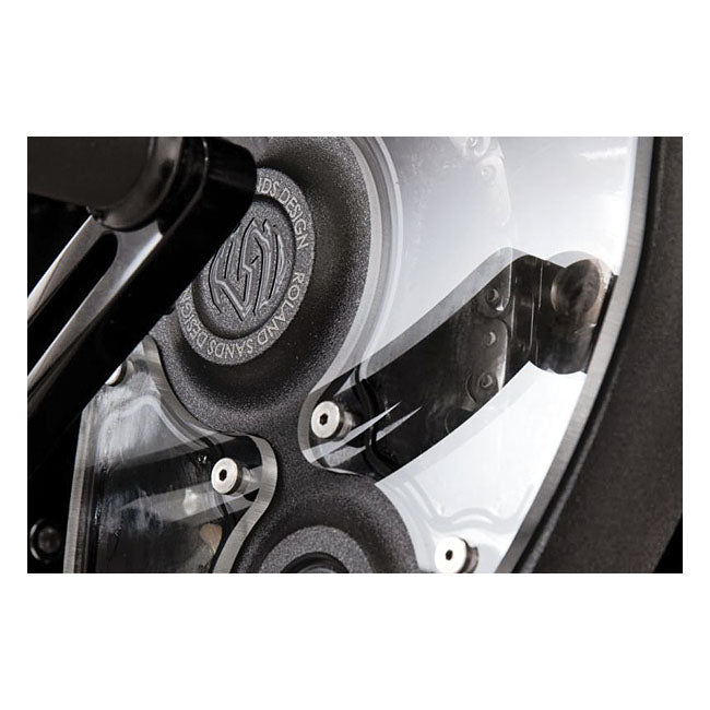 RSD, 'Clarity' Cam Cover. Black Ops for Harley Davidson