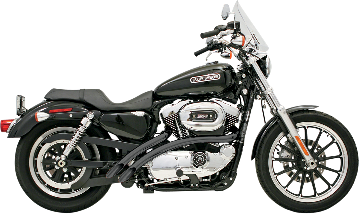 BASSANI XHAUST RADIAL SWEEPERS FOR HARLEY-DAVIDSON 1996 - 2003 Black Radial Sweepers