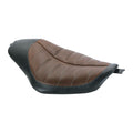 Rsd Bob Job Enzo Seat, Brown For Harley-Davidson
