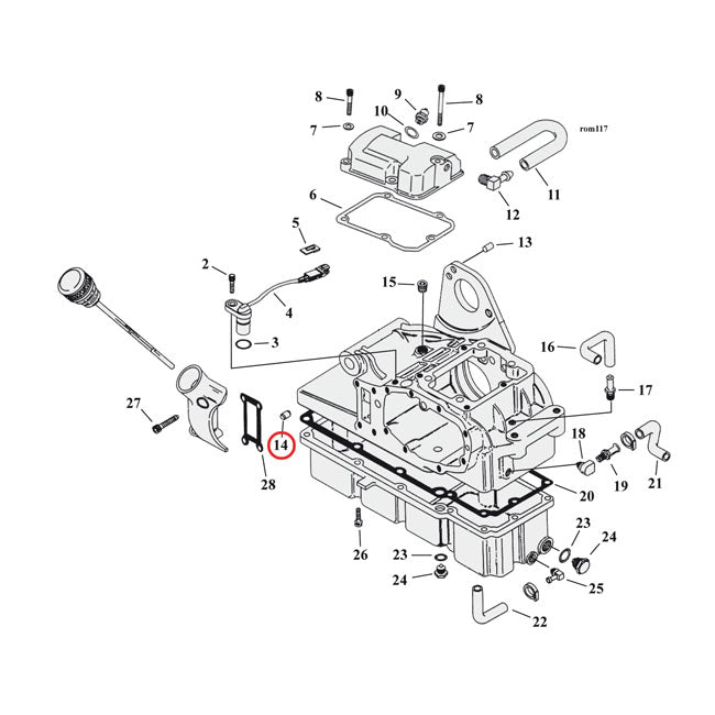 Dowel Pin voor Harley Davidson