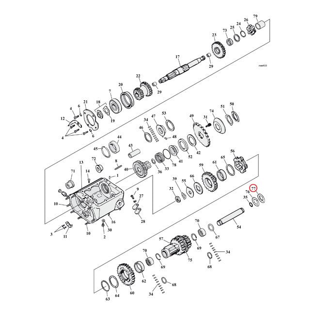 End Plate, Countershaft For Harley-Davidson