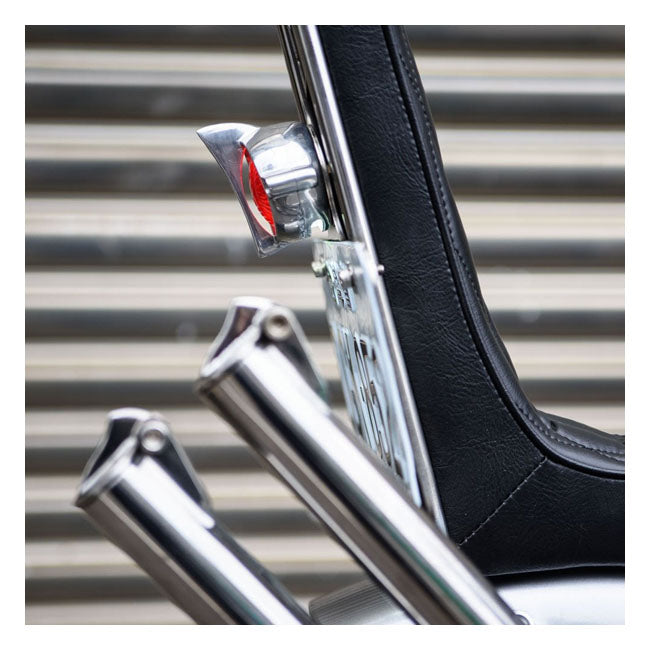 Motone, Cuda Rücklicht. Poliert, ohne Halterung. ECE