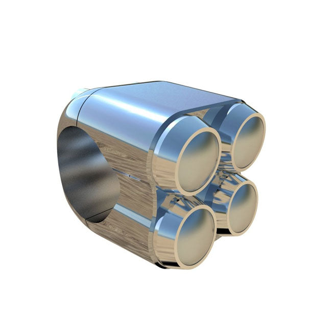 Motone, Micro Interruptor De 4 Botones. Cromo Para Harley-Davidson