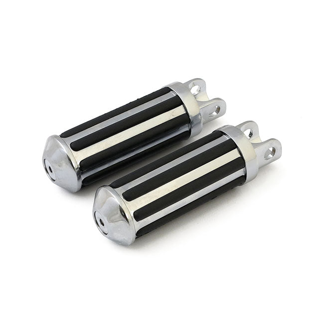 Rail Footpegs, Female/Large Dia. For Harley-Davidson