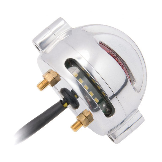 Motone, Lecter Led Taillight. Polished, No Bracket. ECE